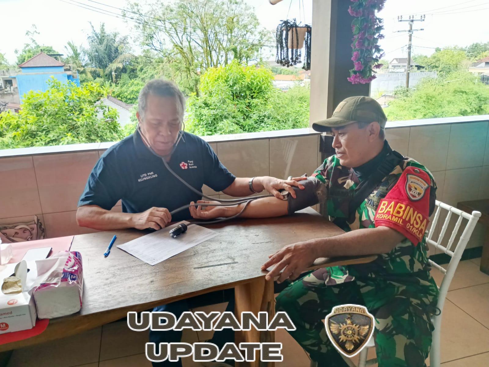 Setetes Darah sejuta Harapan, Kodim Klungkung Bersinergi Bersama Polres, PMI Dan Rumah Sakit  Bintang Gelar Donor Darah