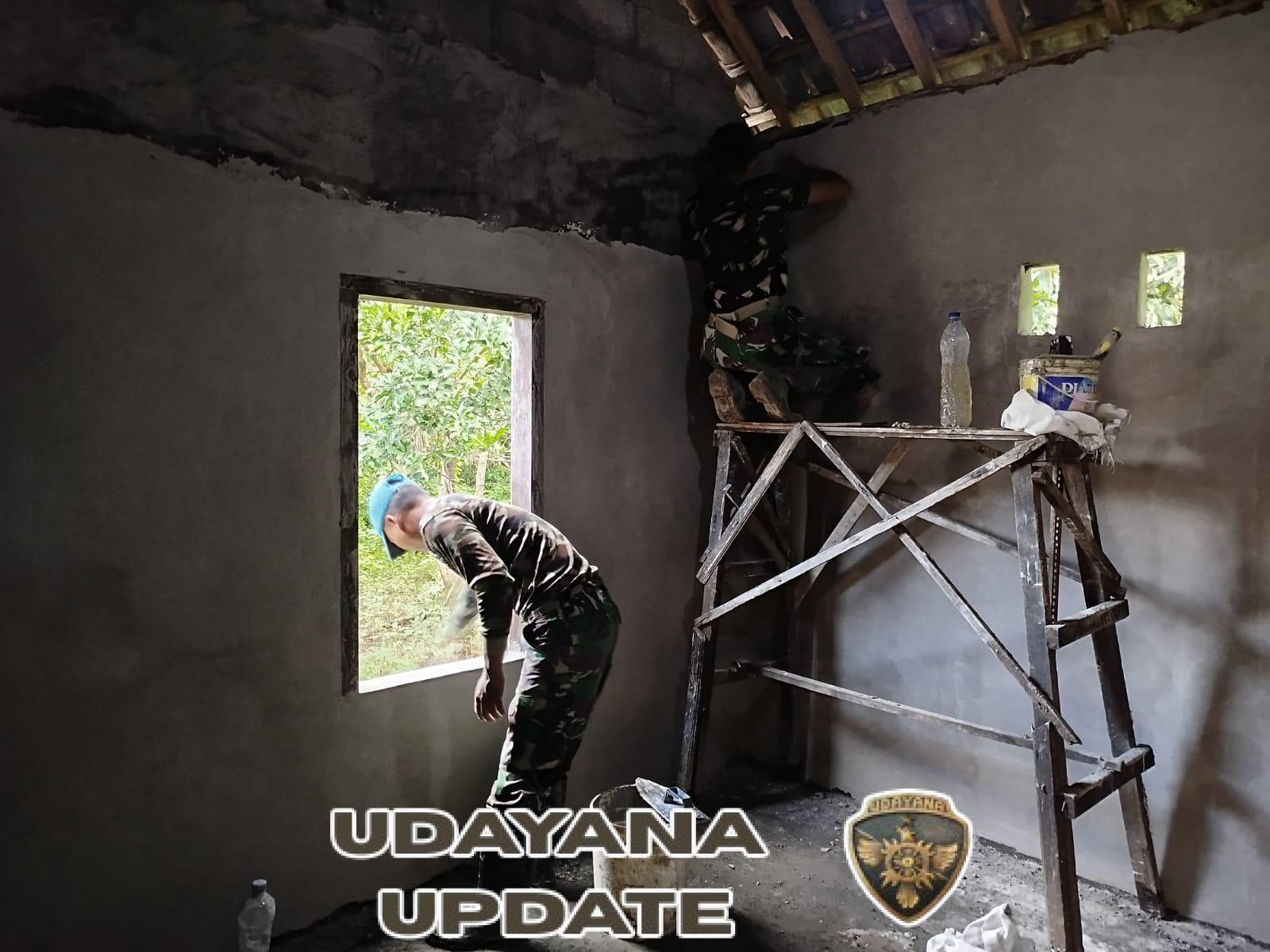 TMMD 125: Warga dan TNI Bersatu Wujudkan Rumah Layak Huni di Batuan