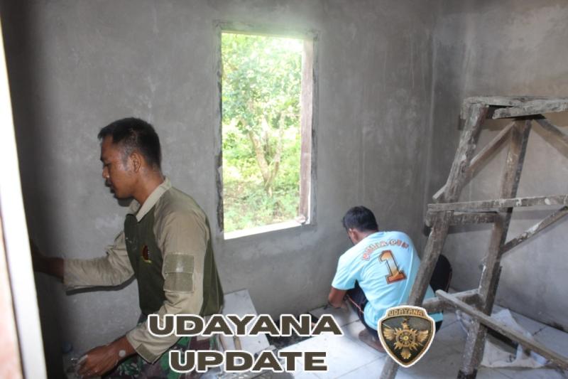 Perhatian Serius Dansatgas dan Perbekel, RTLH I Ketut Pait Kini Layak Huni