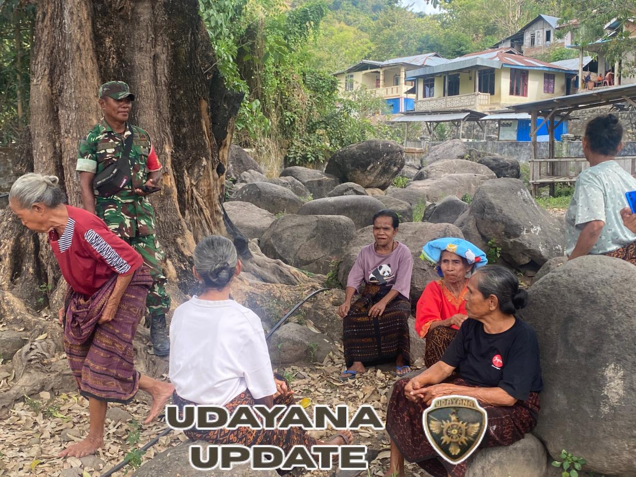 Babinsa Ende Aktif di Wilayah Binaan, Komsos dan Monitoring Berjalan Lancar di Desa Tou