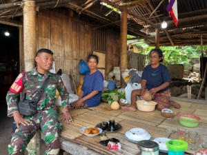 Kodim 1602/Ende: Babinsa Bina Desa Ndito dengan Edukasi Kesiapsiagaan Bencana
