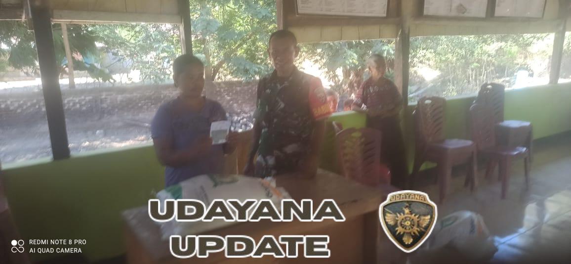 TNI-Pemda Kabupaten Ende Bersama Awasi Distribusi Bantuan Cadangan Beras Pemerintah