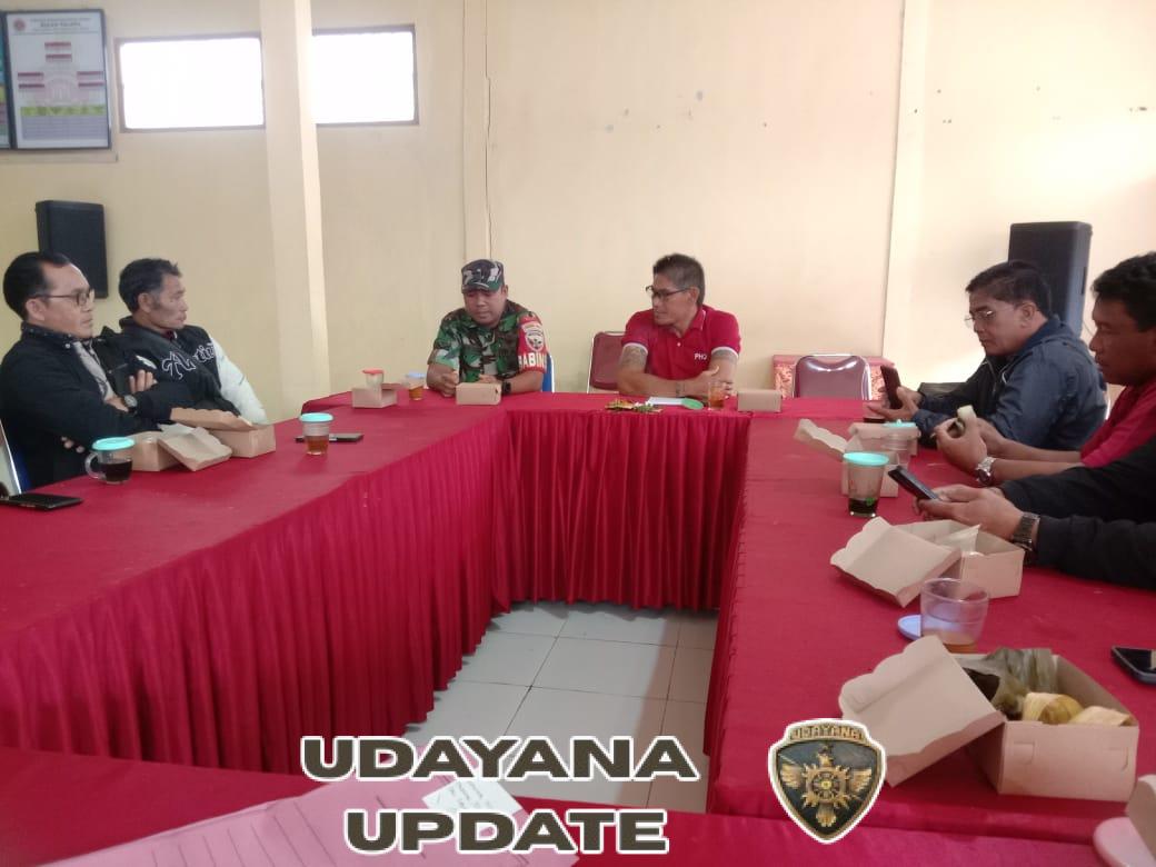 Ciptakan Lingkungan Yang Bersih Serma Komang Juni Hadiri Rapat Koordinasi dan Sinkronisasi Pengelolaan Sampah