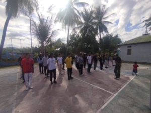 Semangat Merah Putih! Babinsa Koramil 1612-03/Reok Kawal Latihan Paskibraka Menuju HUT RI