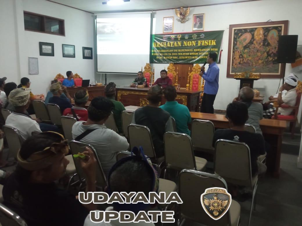 Penyuluhan TMMD 125 Disambut Antusias, Petani Batuan Siap Hadapi Tantangan Pertanian