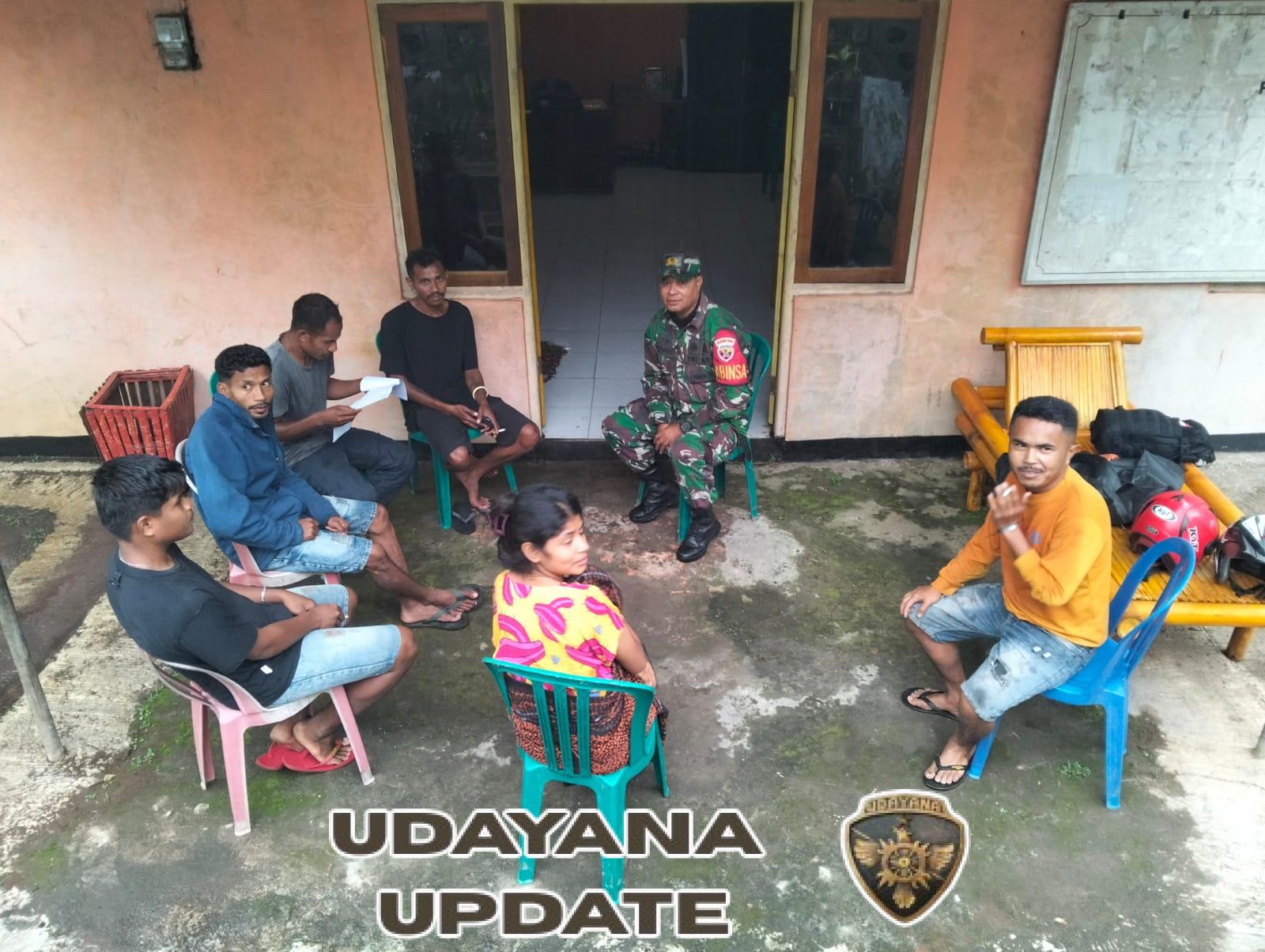 Komsos dan Pamwil Babinsa Koramil Ende Berjalan Aman dan Lancar di Desa Roga