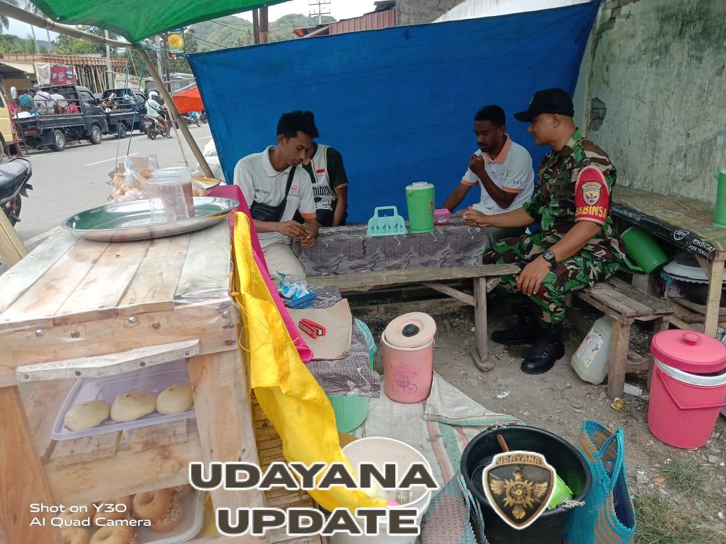 Komsos dan Pamwil Babinsa Koramil 1602-01/Ende Berjalan Lancar di Nangamboa 1