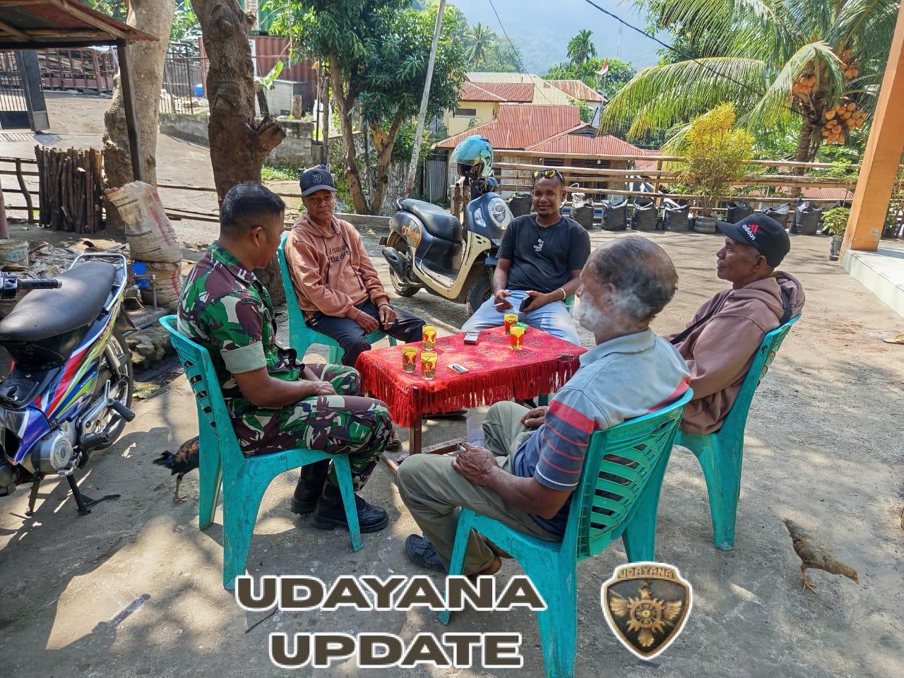 Pamwil dan Komsos Babinsa Koramil 1602-03/Detusoko Berjalan Lancar di Wilayah Binaan