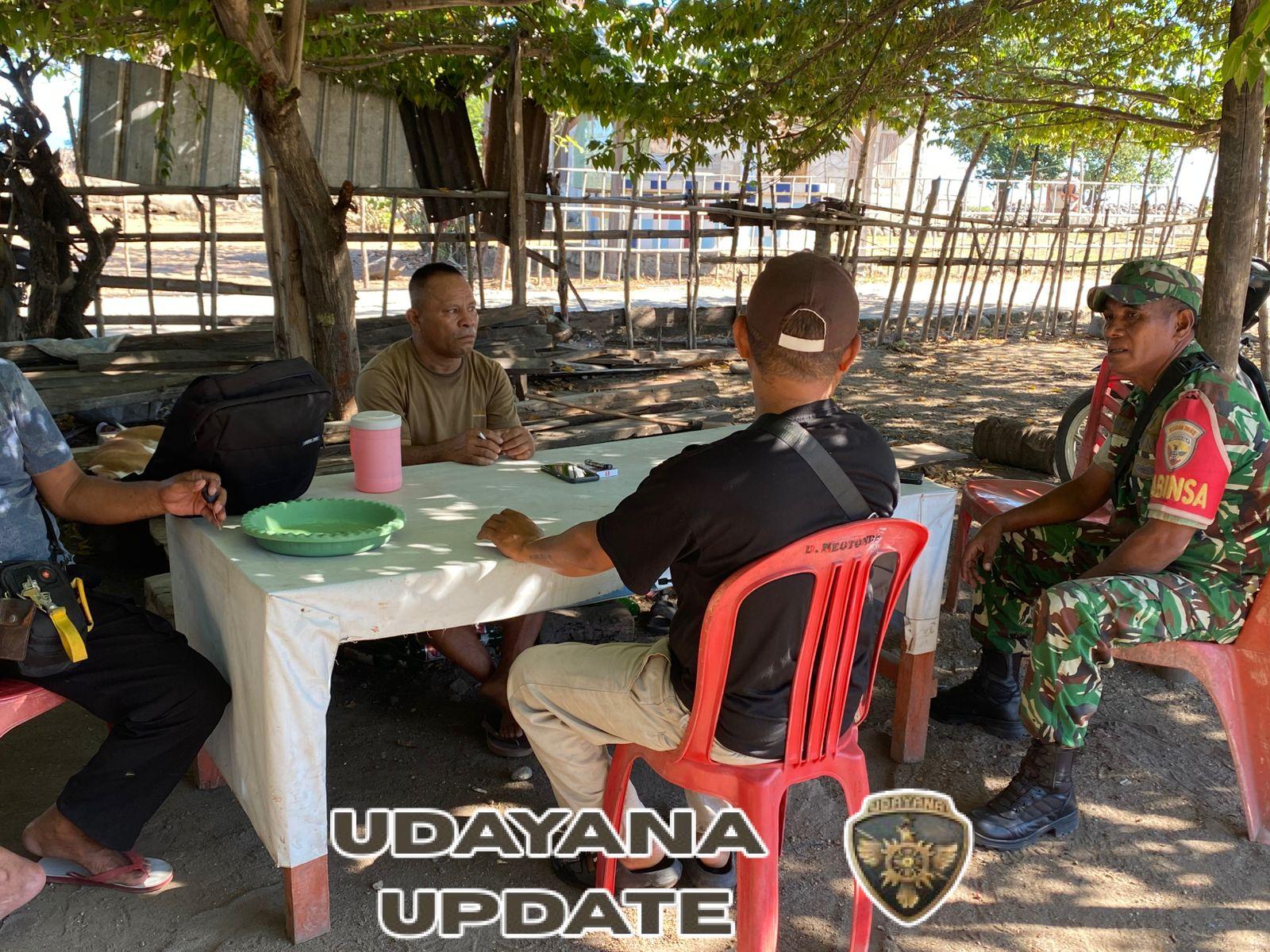 Babinsa Koramil 1602-04/Maurole Monitoring Wilayah dan Dengarkan Keluhan Warga