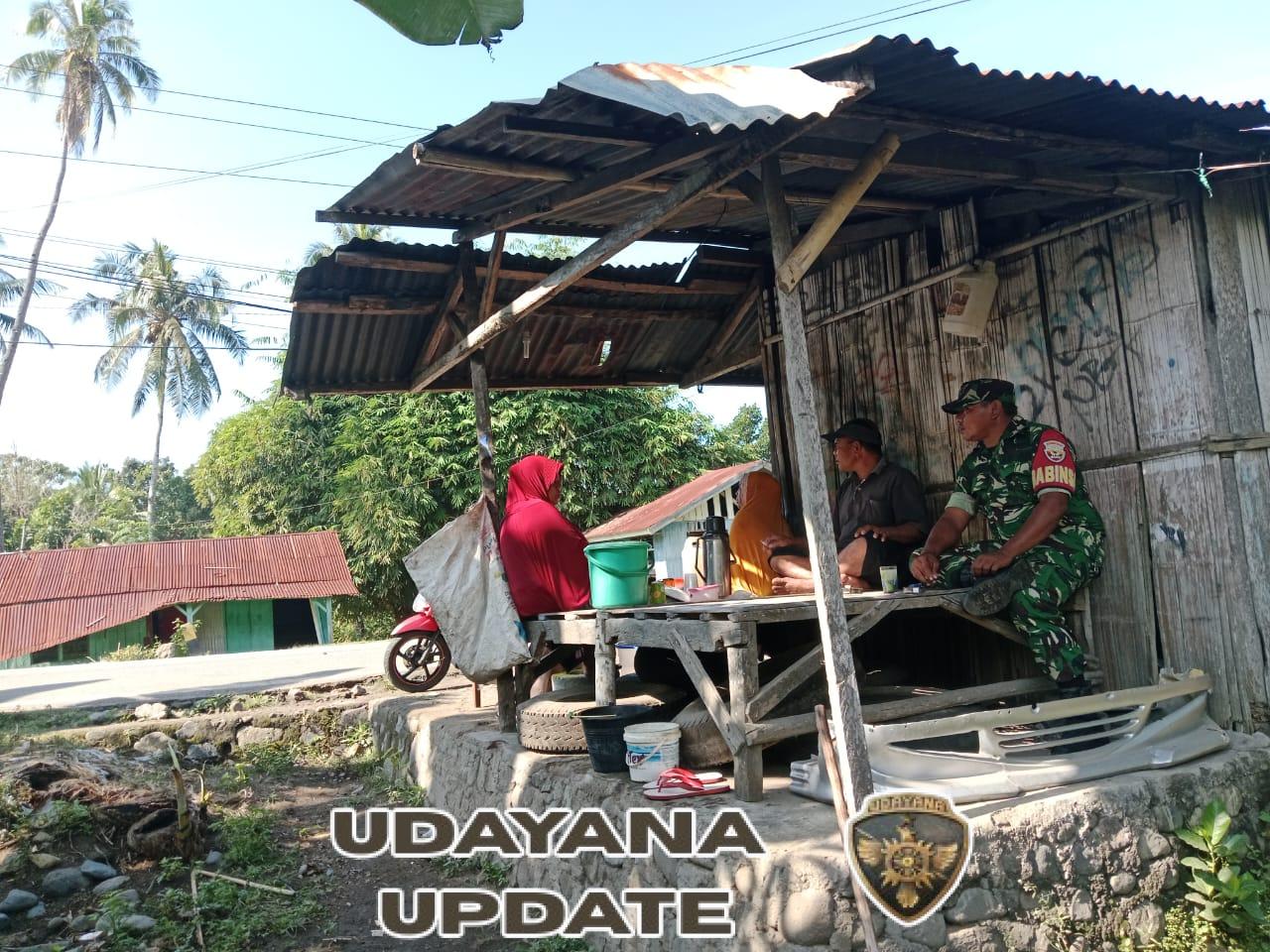 Komsos dan Puldata Teritorial Babinsa Kodim 1602/Ende Dapat Respons Positif Masyarakat