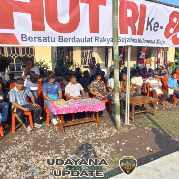 Babinsa Koramil 1625-04/Mauponggo Hadiri Pembukaan Turnamen Voli dan Futsal di Desa Lokalaba