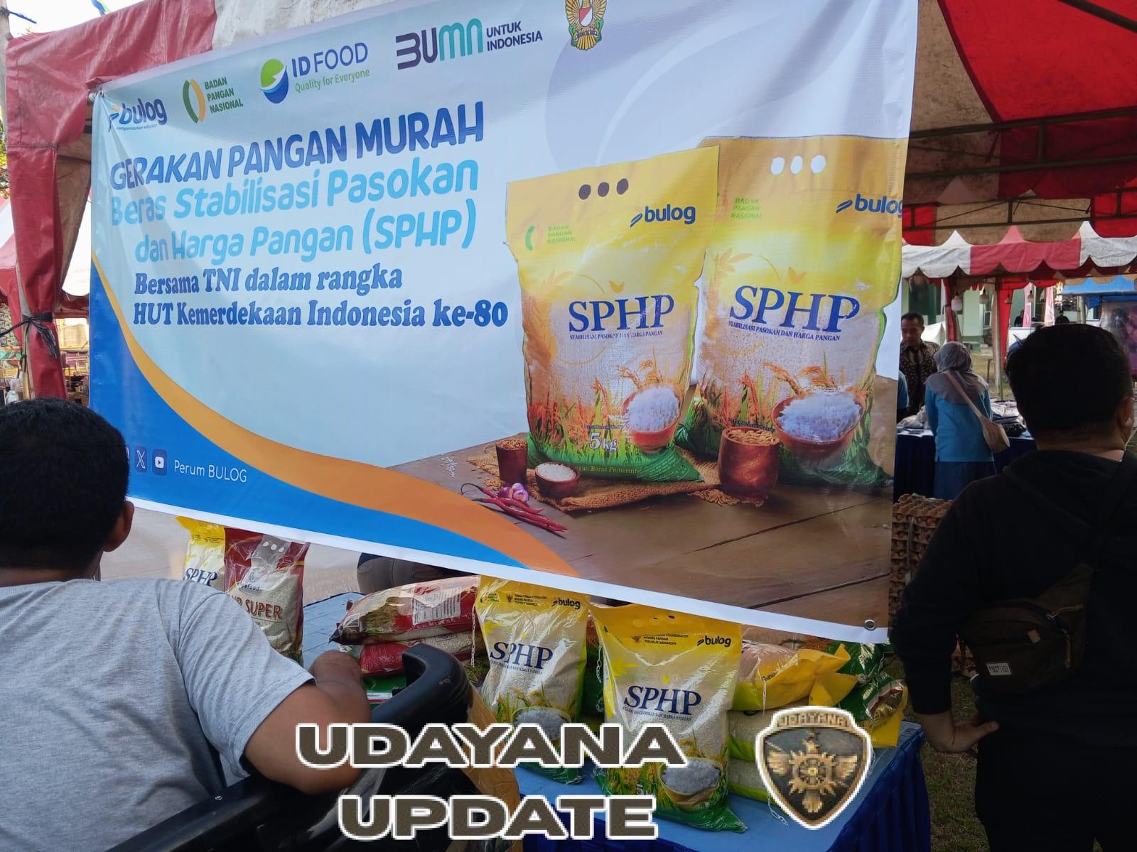 Bazar Murah dan Terjangkau Digelar Berkat Kolaborasi TNI–Bulog Sumbawa