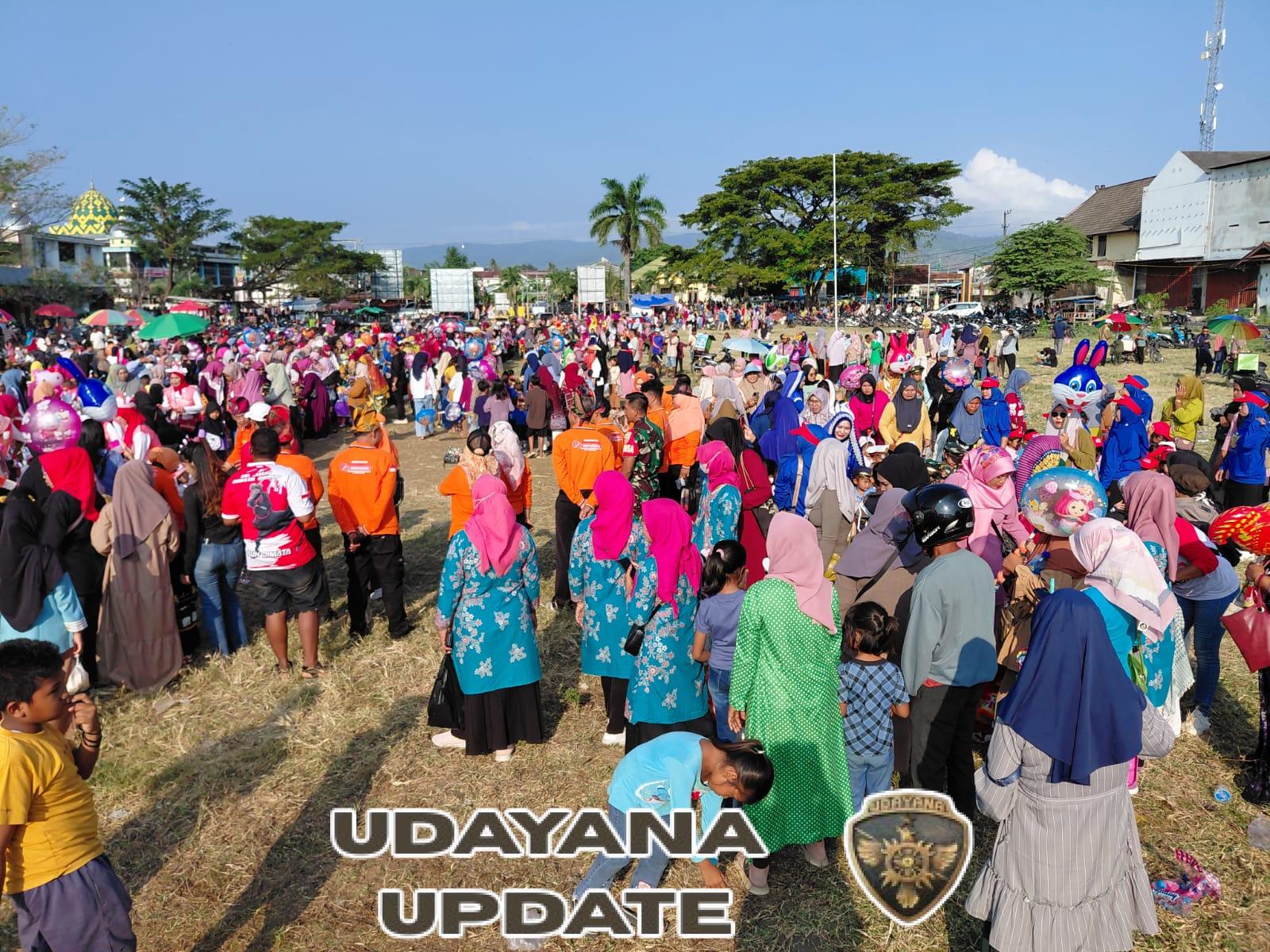 Semangat Nasionalisme Sejak Dini: Babinsa Hadiri Karnaval PAUD-TK se-Empang