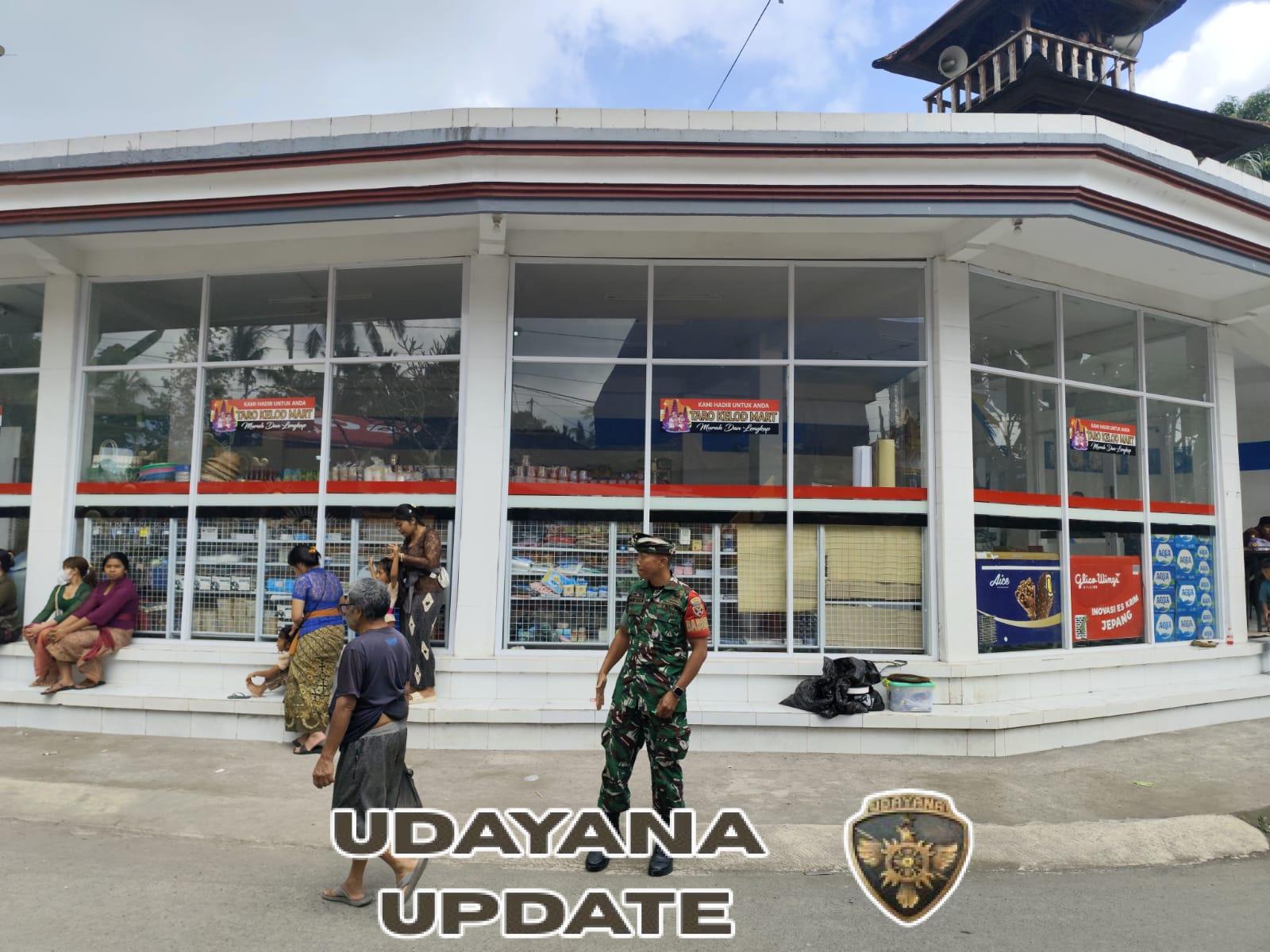 Sertu I Made Rai Wibisana Hadir Langsung Kawal Pengamanan Ngaben Massal