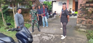 Babinsa dan Danramil Payangan Hadirkan Rasa Aman dalam Bhakti Sosial Mahasiswa UNHI