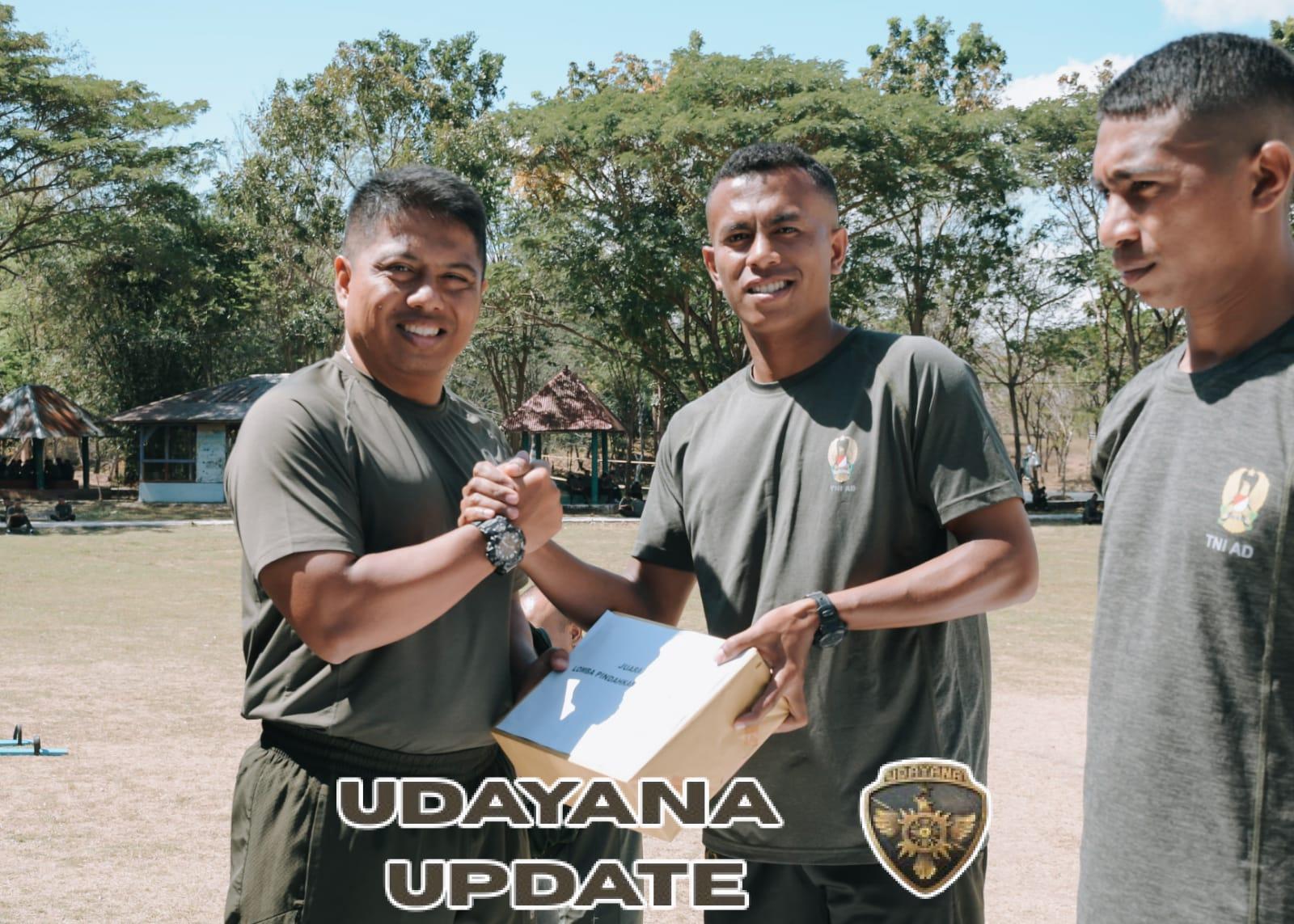 Danyonif 744/SYB sambut Kunjungan Danbrigif 21/Komodo.