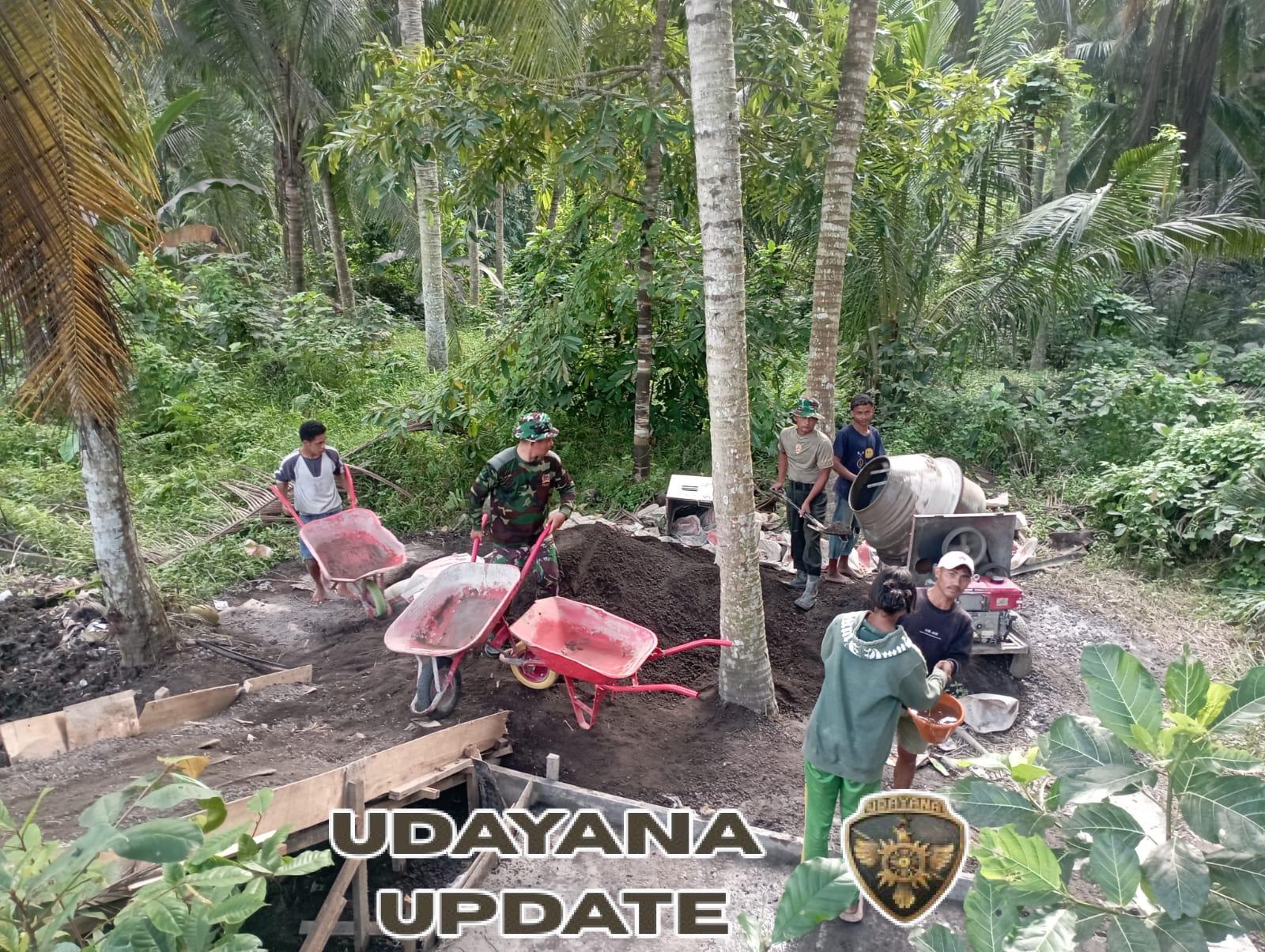 Sinergi Satgas TMMD dan Warga Desa Batuan Percepat Akses Pertanian