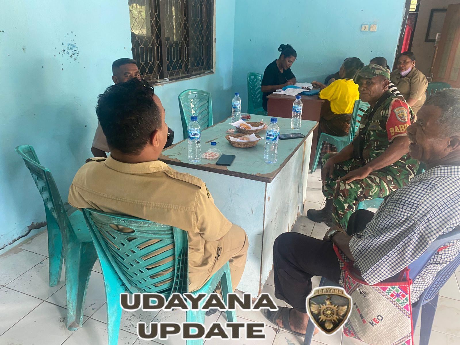 Tingkatkan Sinergi, Sertu Denis Gelar Komsos Bersama Warga Desa Tou