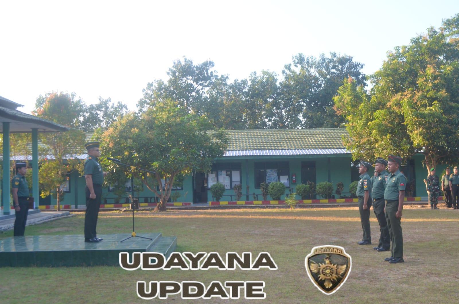 Letkol Czi Janu Hendarto Pimpin Upacara Bendera di Makodim Dompu