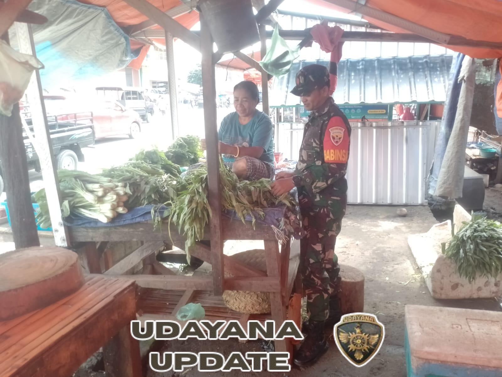 Wujudkan Kamtibmas, Babinsa Koordinasi dengan Warga di Nualise