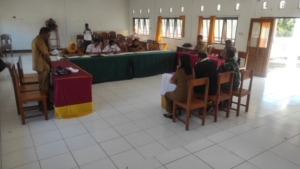 Sinergi Lintas Sektor, Danramil Omesuri Hadiri Lokakarya Mini Kesehatan