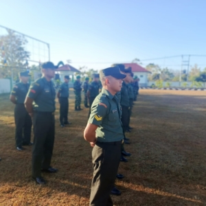 Disiplin Prajurit, Kodim 1629/SBD Adakan Upacara Setiap Senin