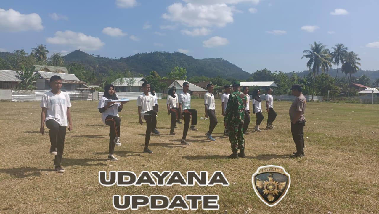 Koramil 1628-01/Taliwang Aktif Kawal Paskibraka, Komsos, hingga Panen Petani