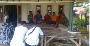 Koramil 1628-04/Poto Tano Laksanakan Pengamanan, Komsos, dan Vicon Bidter Serentak