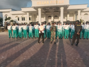 Semangat Nasionalisme, Pelatihan Paskibraka Kabupaten Sumbawa Barat Terus Dimatangkan