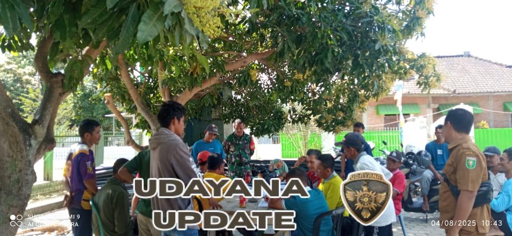 Babinsa Desa Tatede Dampingi Kegiatan Registrasi dan Vaksinasi Hewan Ternak di Dusun Tatede Dalam