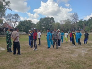 TNI-Polri Dampingi Latihan Paskibra di Noemuti untuk Peringatan HUT RI ke-80