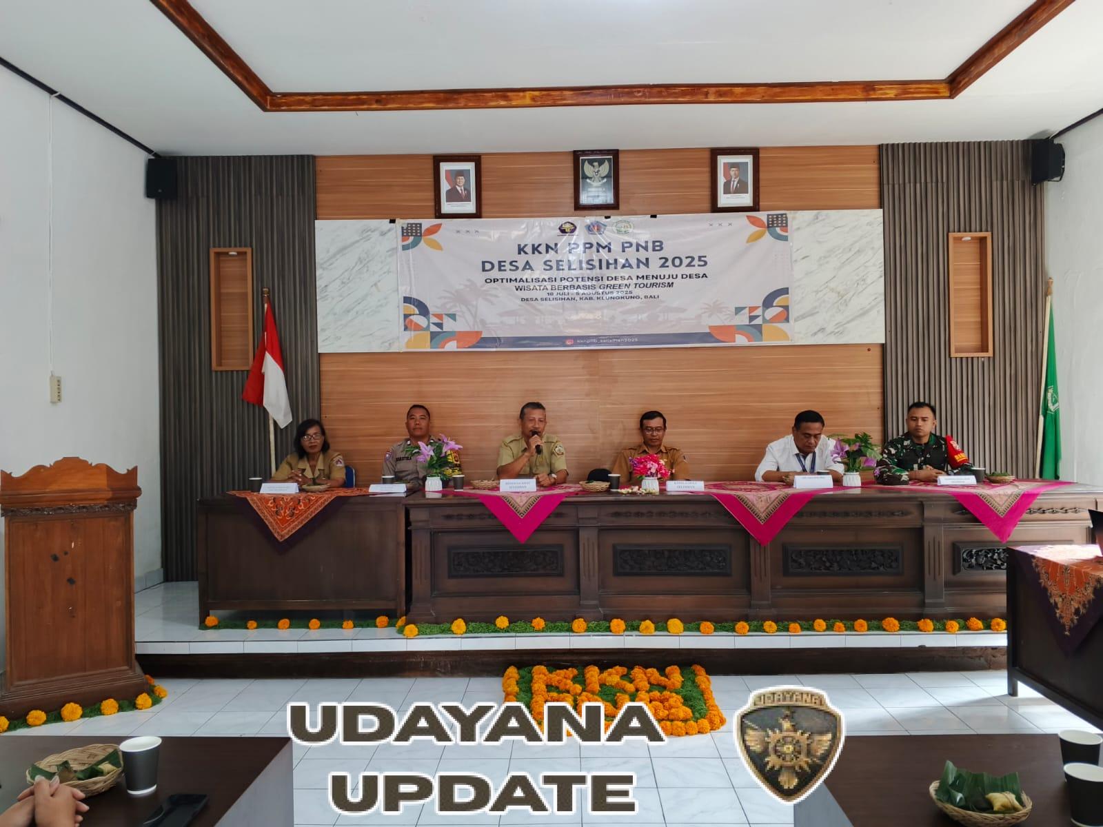 Babinsa Selisihan Hadiri Penutupan KKN PPM PNB