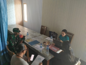 Babinsa Batununggul Dampingi Pengecekan Dapur Sehat