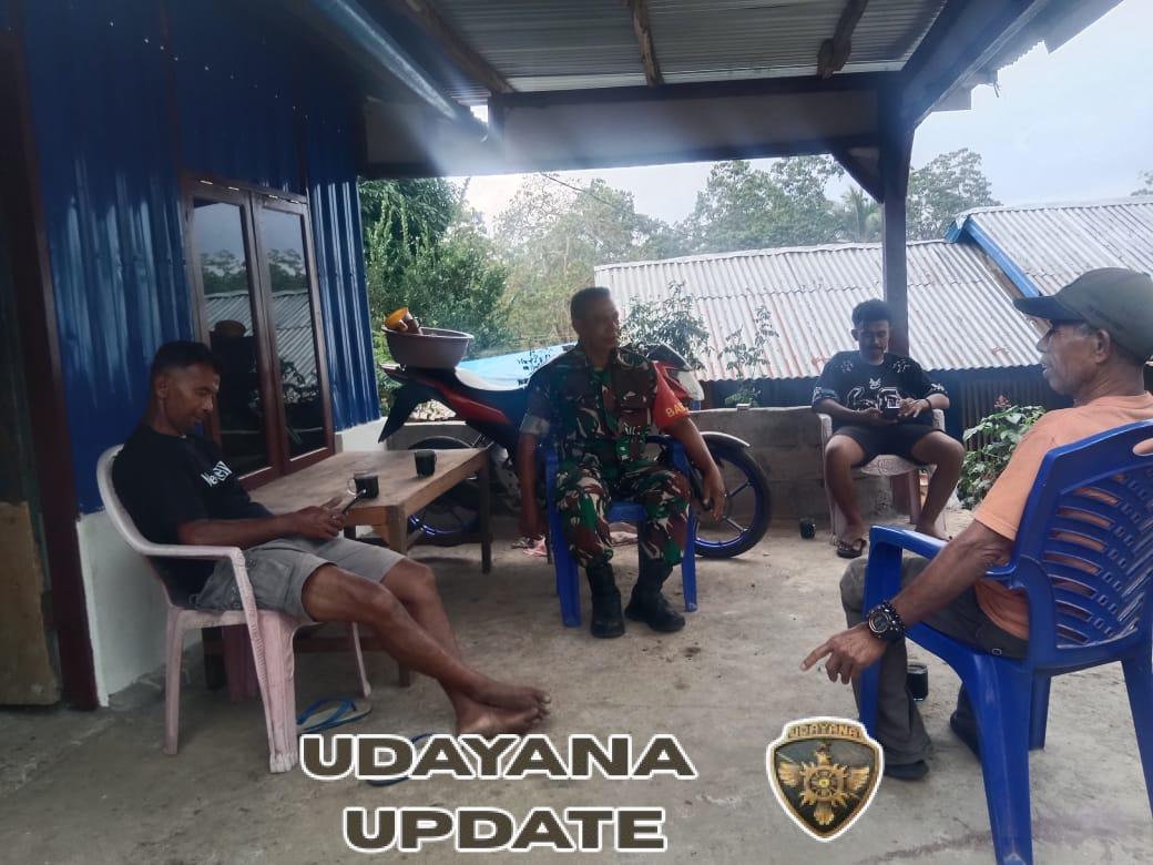 Babinsa Kodim 1602/Ende Hadir di Tengah Masyarakat: Komsos dan Pamwil Berjalan Lancar