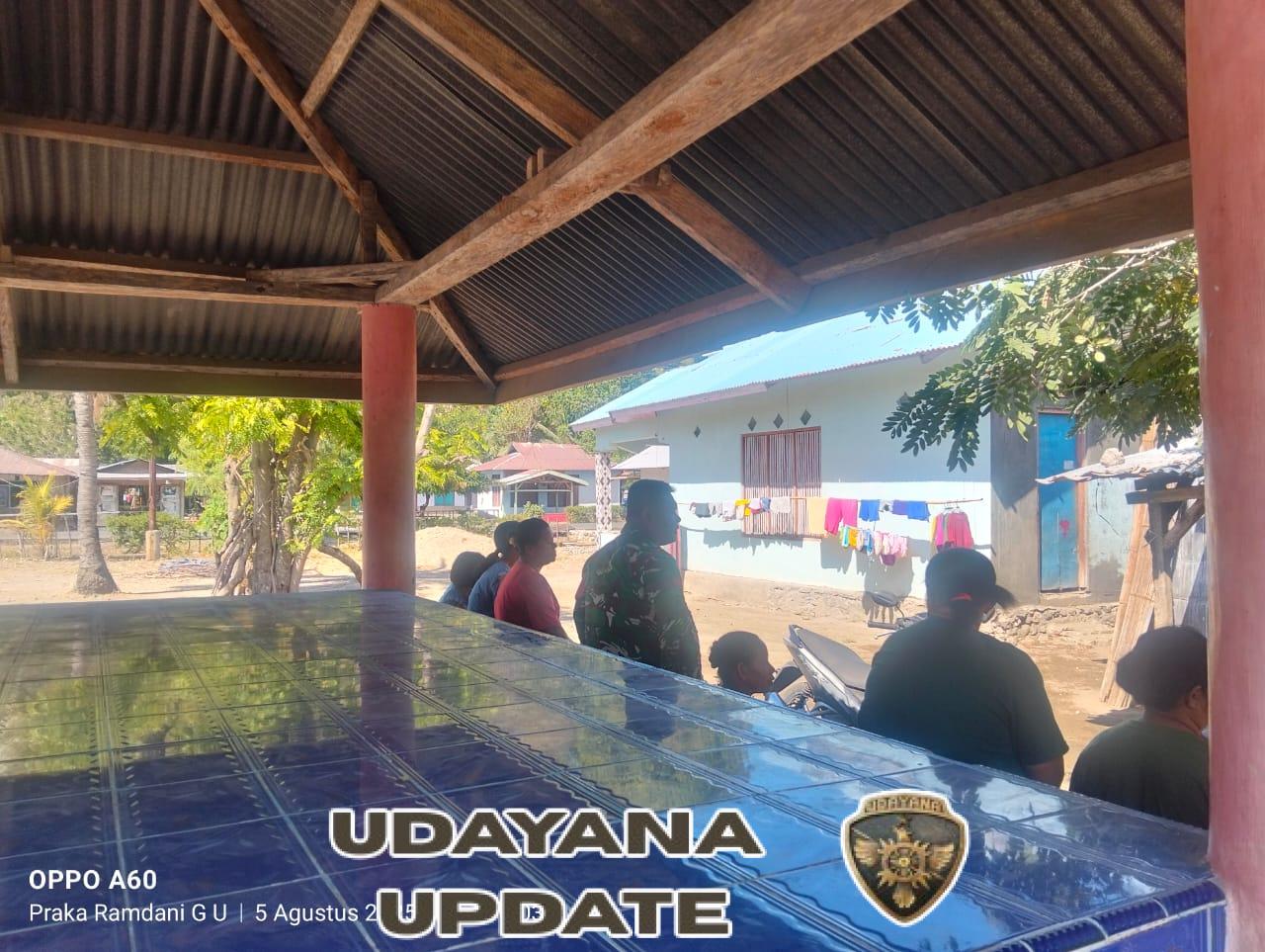 Tingkatkan Kamtibmas, Babinsa Ende Aktif Lakukan Pengamanan Wilayah dan Komsos