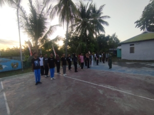 Babinsa Koramil 1612-03/Reok Latih Paskibraka Bikin Bangga