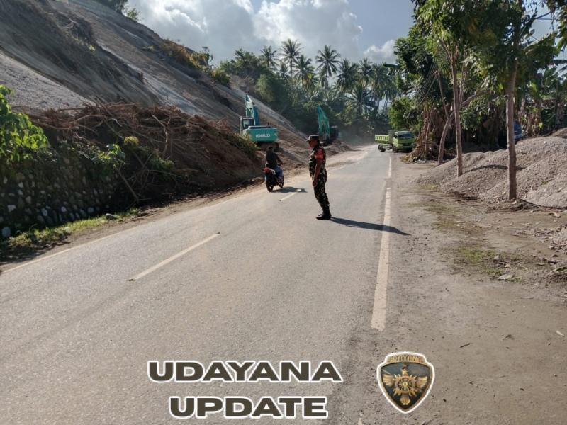 Kodim 1602/Ende Pastikan Keamanan Masyarakat Selama Penggusuran di Jalur Jalan Wajakea Jaya