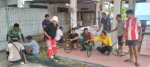 Babinsa Dukung Inovasi Mahasiswa Budidaya Rumput Laut Lokal