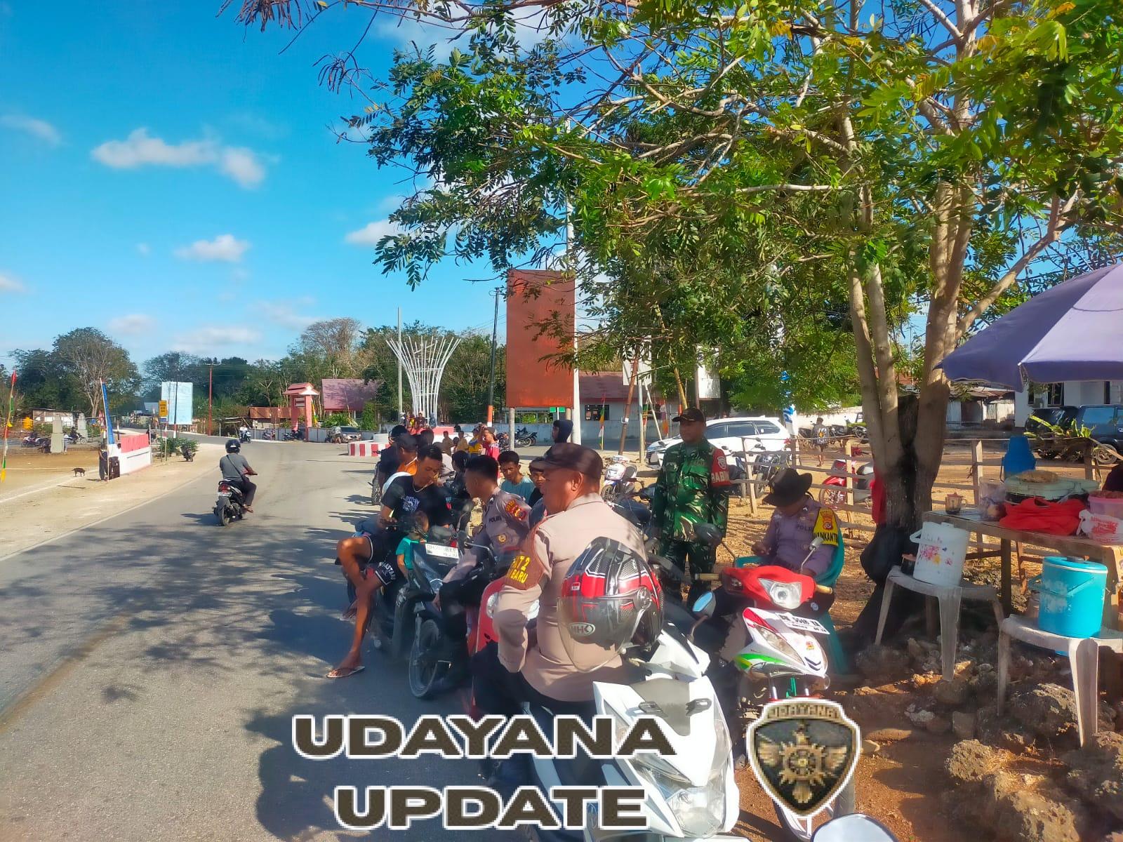 Wujudkan Keamanan dan Sportivitas Babinsa PAM Pertandingan Sepak Bola