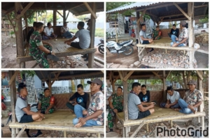 Bangun Kekompakan Warga, Babinsa Rumbuk Timur Tekankan Nilai Gotong Royong