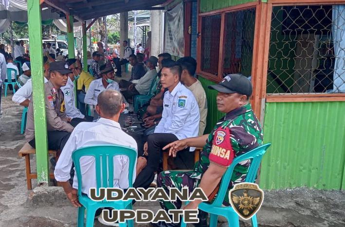 Babinsa Koramil 1614-03 hu’u Hadiri Rapat Persiapan HUT RI ke-80