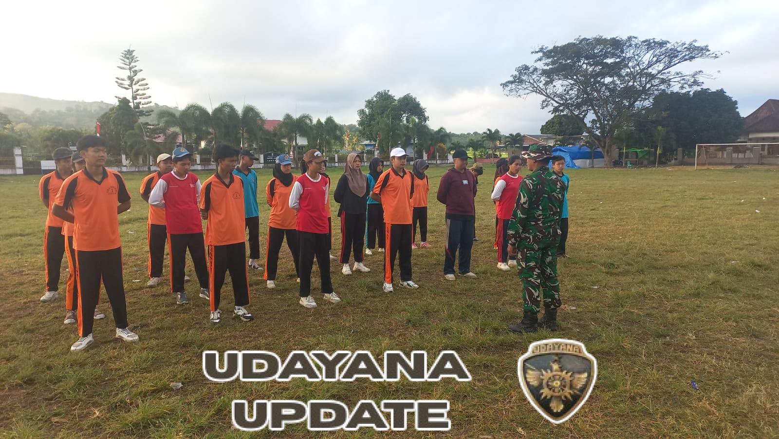 Paskibra Lunyuk Mulai Latihan, Koramil 1607-07 dan Polsek Turun Langsung