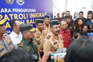 Pangdam IX/Udayana Hadiri Pengukuhan Satgas Patroli Imigrasi di Bali
