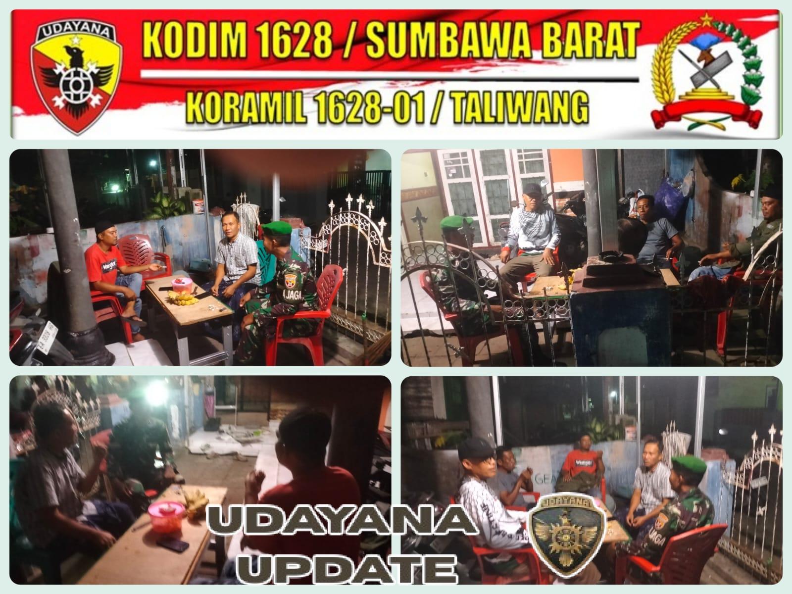 Koramil Taliwang Tingkatkan Patroli Wilayah Demi Jaga Ketertiban dan Keamanan Masyarakat