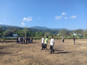 Babinsa Alor Barat Laut Latih Calon Paskibraka Sambut HUT RI ke-80