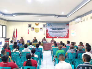 Dandim 1618/TTU Berikan Materi Wawasan Kebangsaan pada Pelatihan Dasar Kader Beta Timor