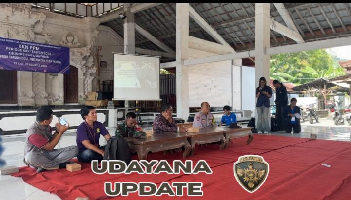 Atasi Tantangan Beternak Sapi, Babinsa Batununggul Atensi Sosialisasi KKN Unud