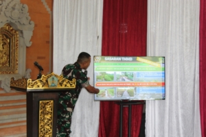 Mayjen TNI Drajad Brima Yoga Kunjungi TMMD Kodim 1616/Gianyar, Tinjau Langsung Program Strategis TNI