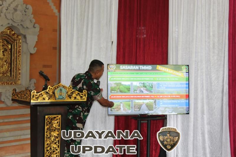 Mayjen TNI Drajad Brima Yoga Kunjungi TMMD Kodim 1616/Gianyar, Tinjau Langsung Program Strategis TNI