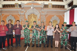 Kunjungan WASEV TMMD, Wabup Gianyar Apresiasi TNI dan Ajak Masyarakat Jaga Hasil Pembangunan